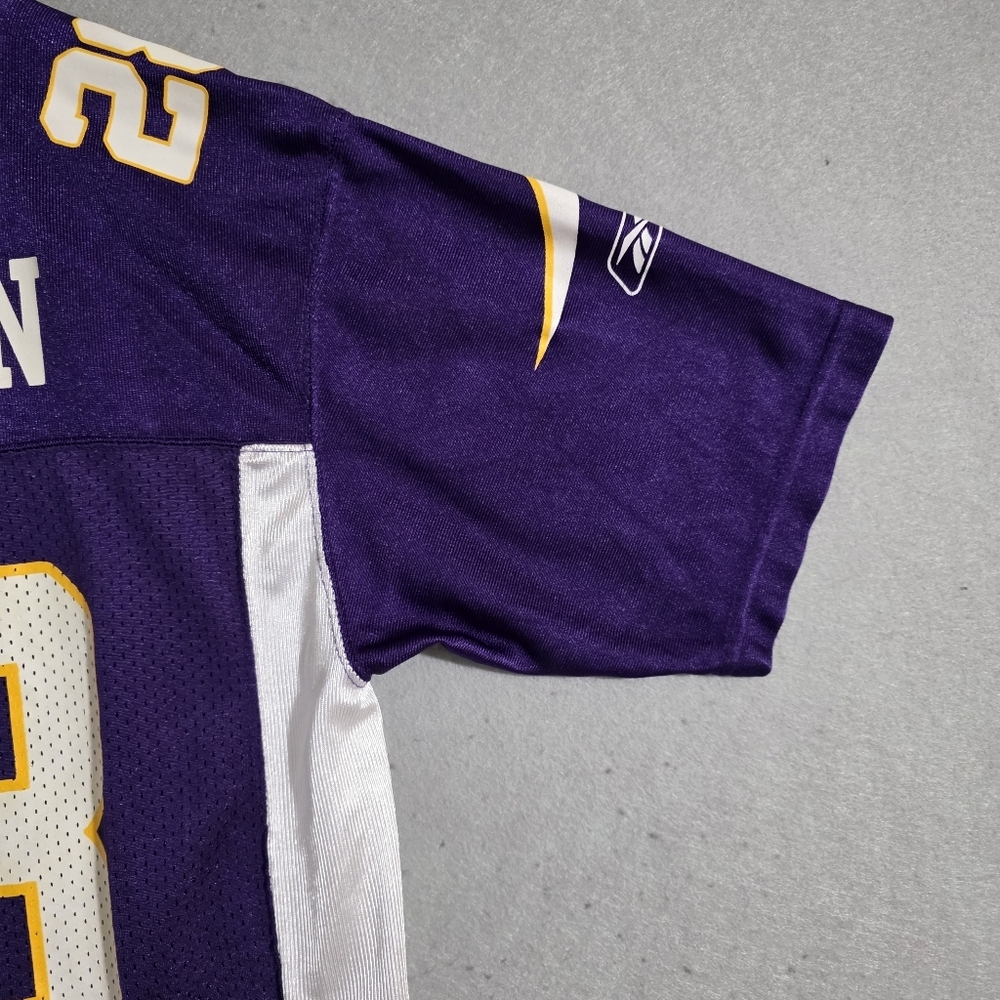 VTG Reebok Minnesota Vikings Adrian Peterson #28 Jersey Size Youth Large - Picture 11 of 12